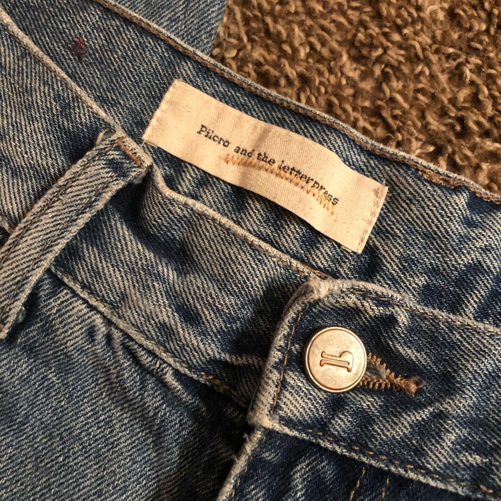 Pilcro and the letterpress Jeans